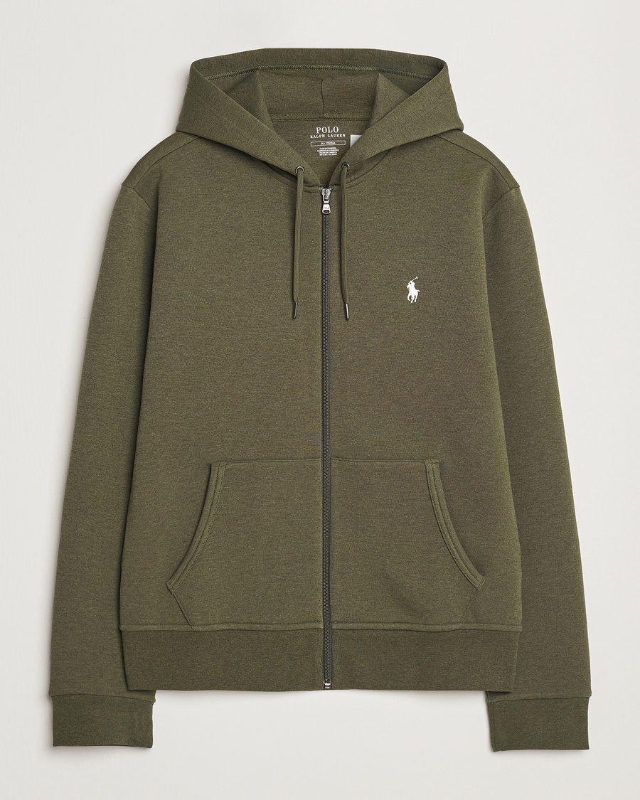 Herre | Salg klær | Polo Ralph Lauren | Double Knitted Full-Zip Hoodie Alpine Heather