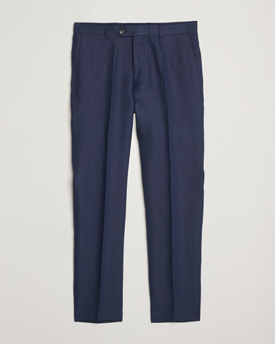  Denz Linen Trousers Navy