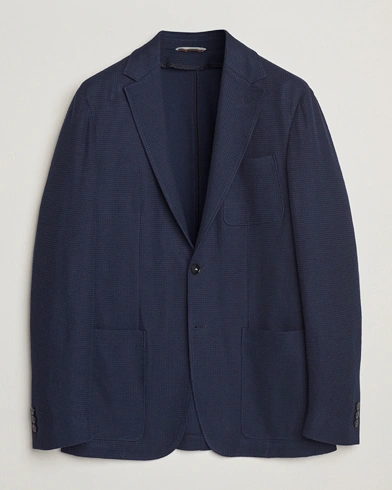  Structured Jersey Blazer Navy