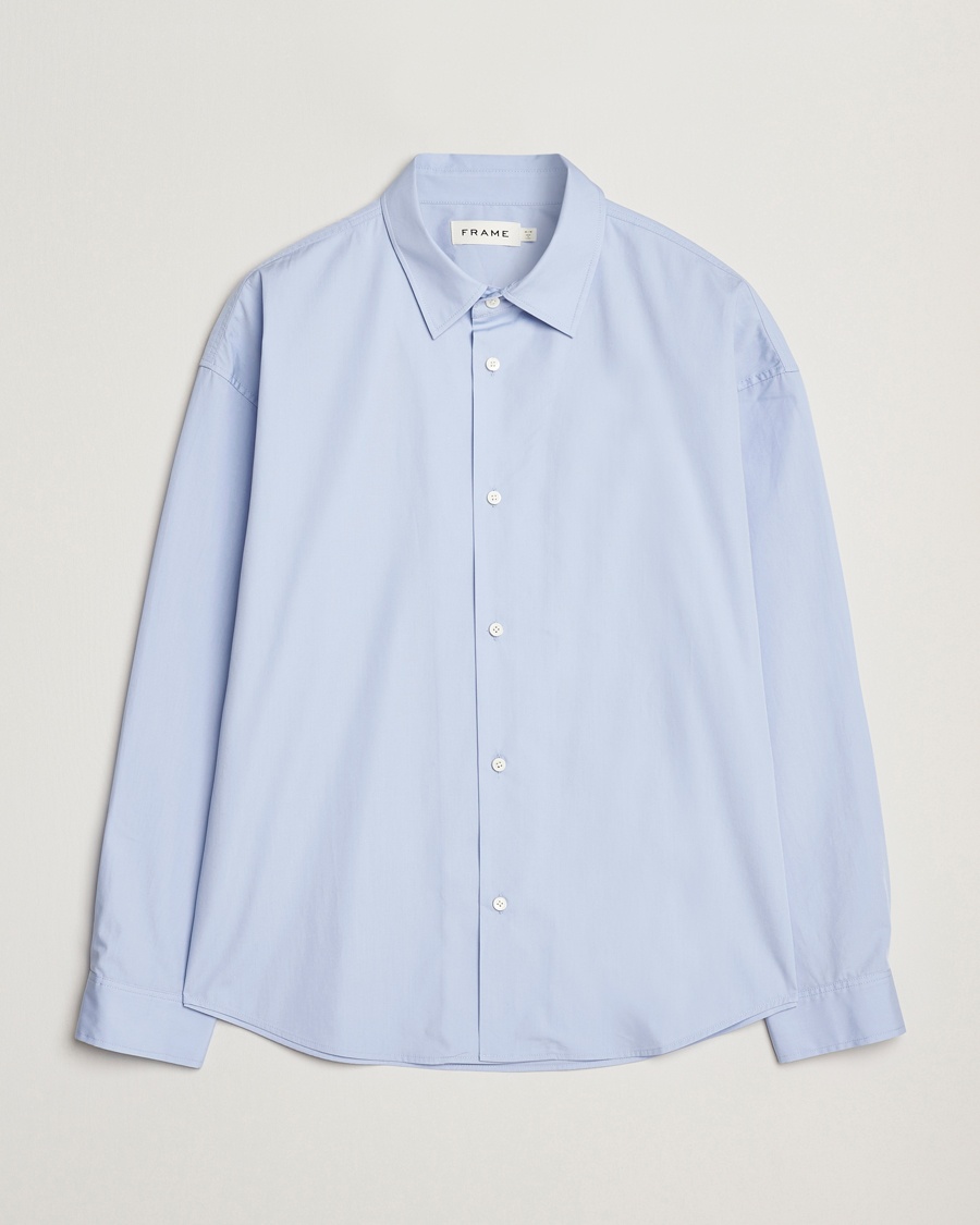 Herre | Casualskjorter | FRAME | Relaxed Cotton Shirt Light Blue