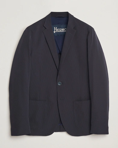  Seersucker Blazer Navy