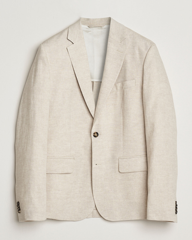  Elton Unlined Super Linen Blazer Moonbeam