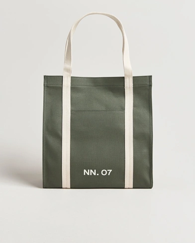NN07 Tote Bag Croc Green – Grønn