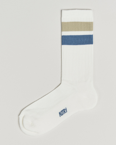 Autry Logo Socks White – Hvit