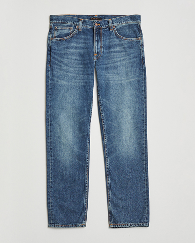 Nudie Jeans Gritty Jackson Jeans Deep Indigo – Blå