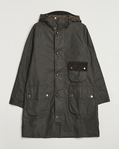 Barbour Heritage Solway Trench Wax Coat Archive Olive – Grønn