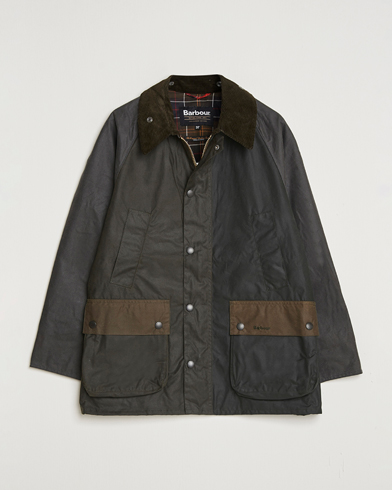 Barbour Heritage Patchwork Oversize Bedale Wax Jacket Sage Multi – Grønn
