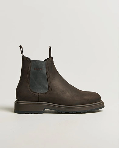 GANT Blisdor Rough Leather Chelsea Boot Dark Brown – Brun