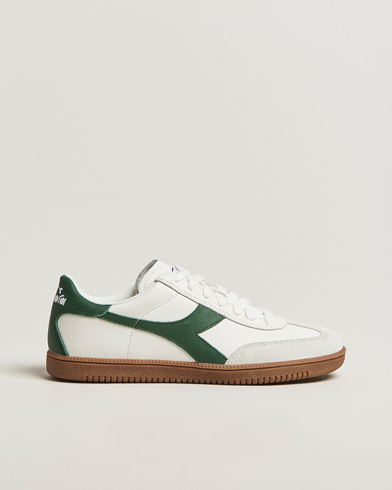 Diadora Trainer White/Fogliage Green – Hvit