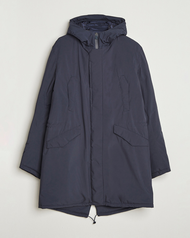 Herno Waterproof Fishtail Parka Navy – Blå