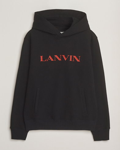 Lanvin Logo Hoodie Black – Svart