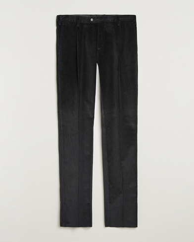 Lardini Cotton Corduroy Trousers Black – Svart