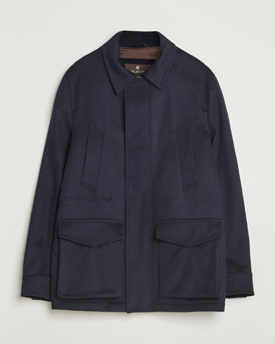 Oscar Jacobson Traveler Wool Jacket Navy – Blå