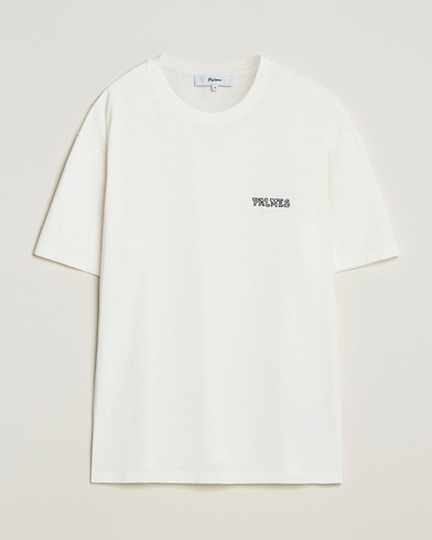 Palmes Logo T-Shirt Broken White – Hvit