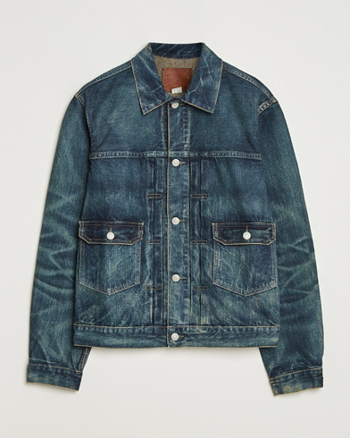 RRL Type 2 Denim Jacket Westview Wash – Blå