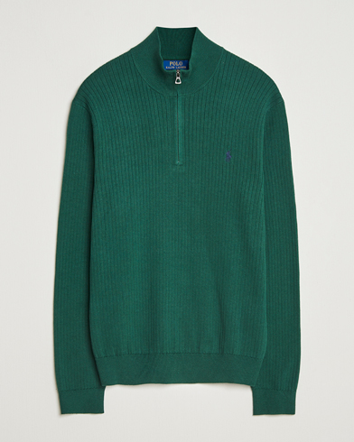 Polo Ralph Lauren Cotton Half Zip Vintage Pine – Grønn