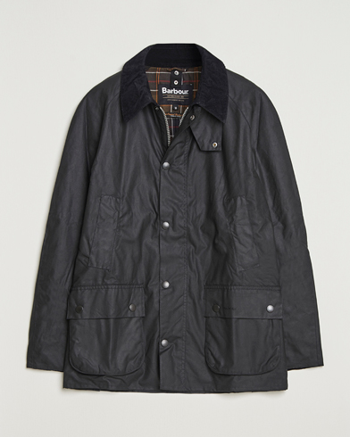 Barbour Lifestyle Ashby Wax Jacket Black – Svart