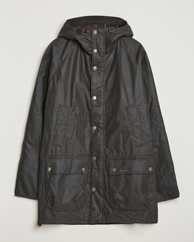 Barbour Lifestyle Bedale Wax Parka Olive – Grønn