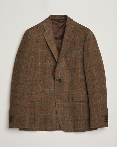 Barbour Lifestyle Sullivan Moons Check Blazer Brown – Brun