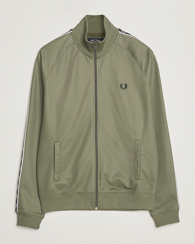 Fred Perry Taped Track Jacket Laurel Green – Grønn