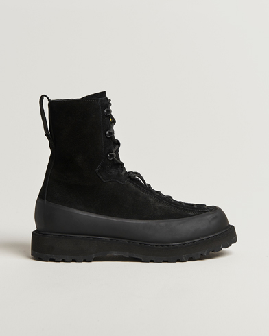 Stone Island Suede Hiking Boots Black – Svart