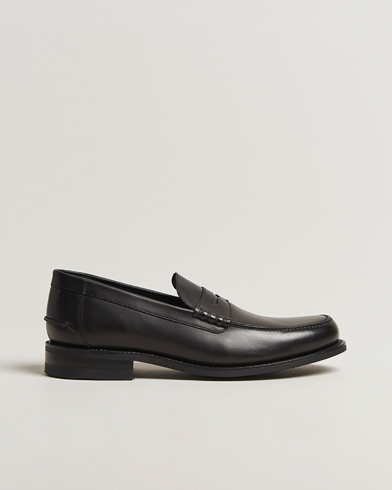 Loake 1880 Kingscliffe Leather Loafer Black – Svart