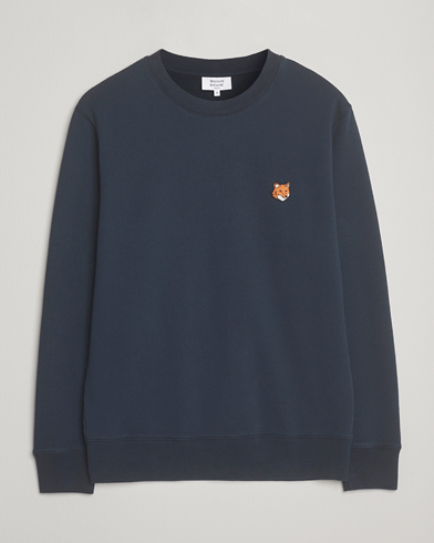 Maison Kitsuné Fox Head Sweatshirt Classic Navy – Blå