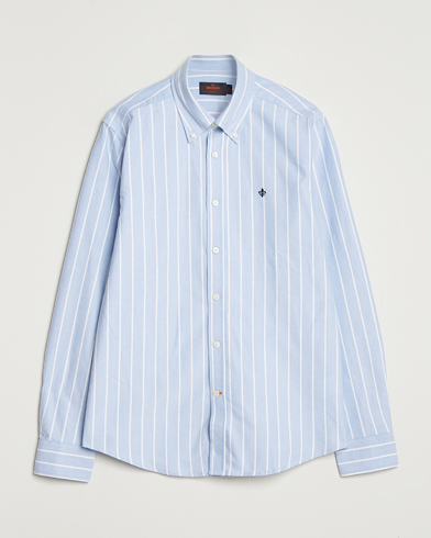 Morris Douglas Oxford Striped Shirt Light Blue – Blå