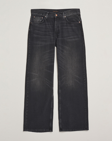 Nudie Jeans Loud Larry Jeans Black Storm – Svart