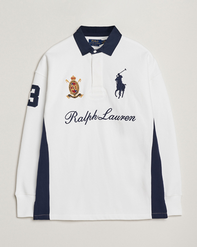 Polo Ralph Lauren Big Pony Rugby Sweater White – Hvit
