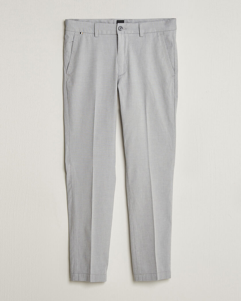 BOSS BLACK Kaiton Structured Chinos Silver – Grå
