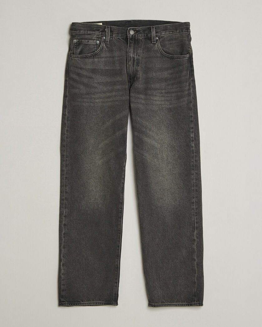 Levi's 555 Relaxed Straight Jeans Back On The Block – Svart