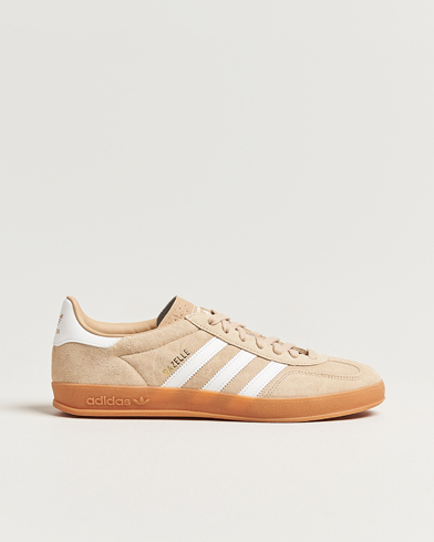 adidas Originals Gazelle Indoor Sneaker Beige/White – Beige