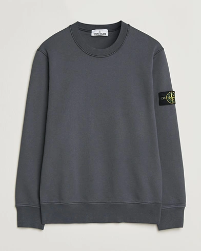 Stone Island Garment Dyed Fleece Sweatshirt Blue/Grey – Blå