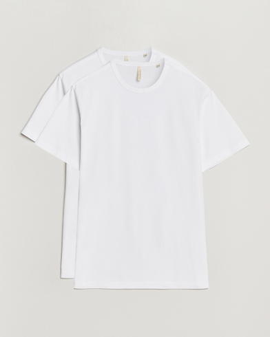 Sunflower 2 Pack Tee White – Hvit