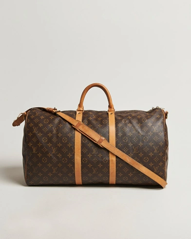 Louis Vuitton Pre-Owned Keepall Bandouliére 55 Monogram – Brun