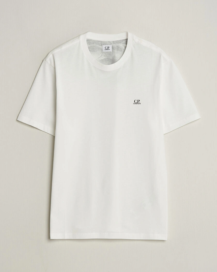 C.P. Company Short Sleeve Back Print T-Shirt White – Hvit
