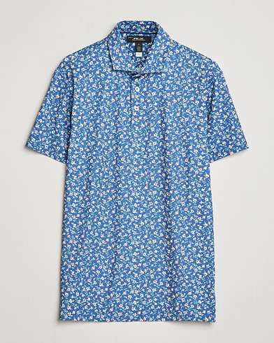 RLX Ralph Lauren Airflow Polo Printed Old Royal Mini Floral – Blå