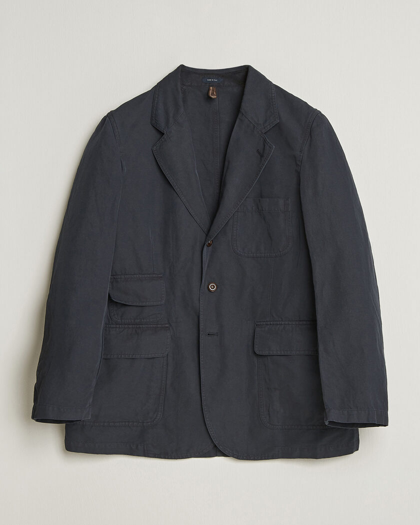 Drake's MKIV Clean Twill Games Blazer Navy – Blå