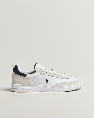 Polo Ralph Lauren Bedford Leather/Suede Sneakers Multi – Hvit