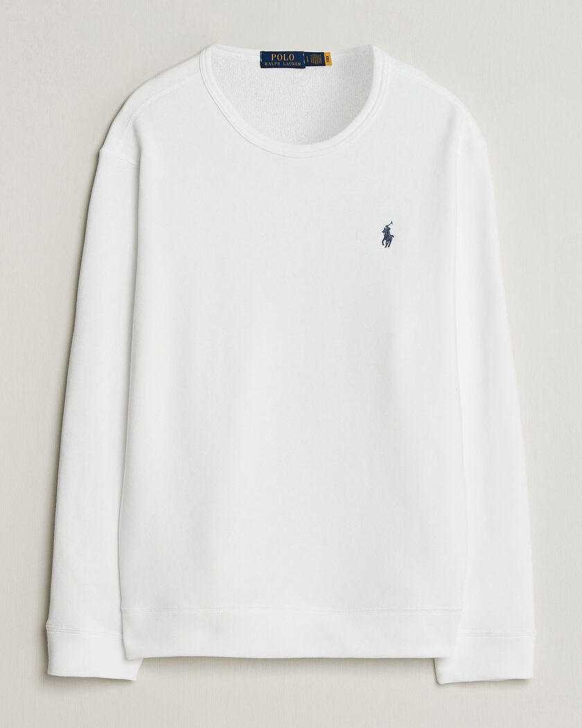 Polo Ralph Lauren Island Terry Sweatshirt White – Hvit
