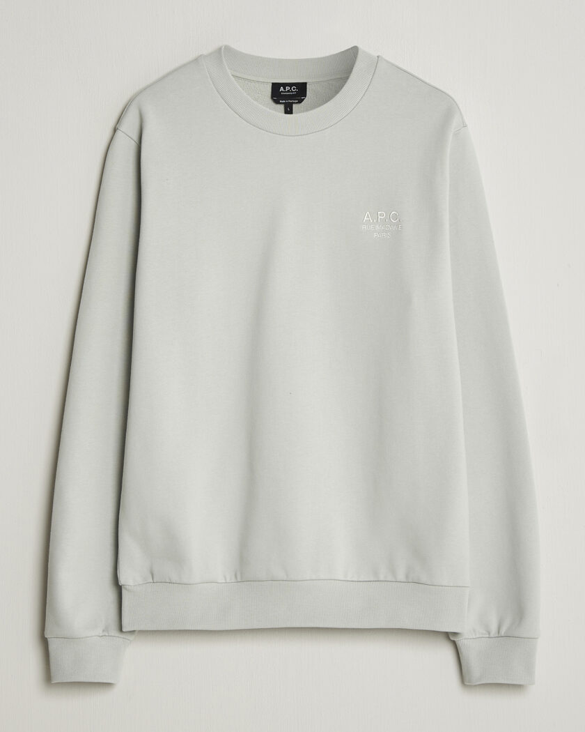 A.P.C. Rue Madame Sweatshirt Light Green – Grønn