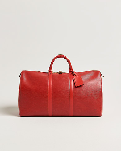 Louis Vuitton Pre-Owned Keepall 50 Epi Leather Red – Rød