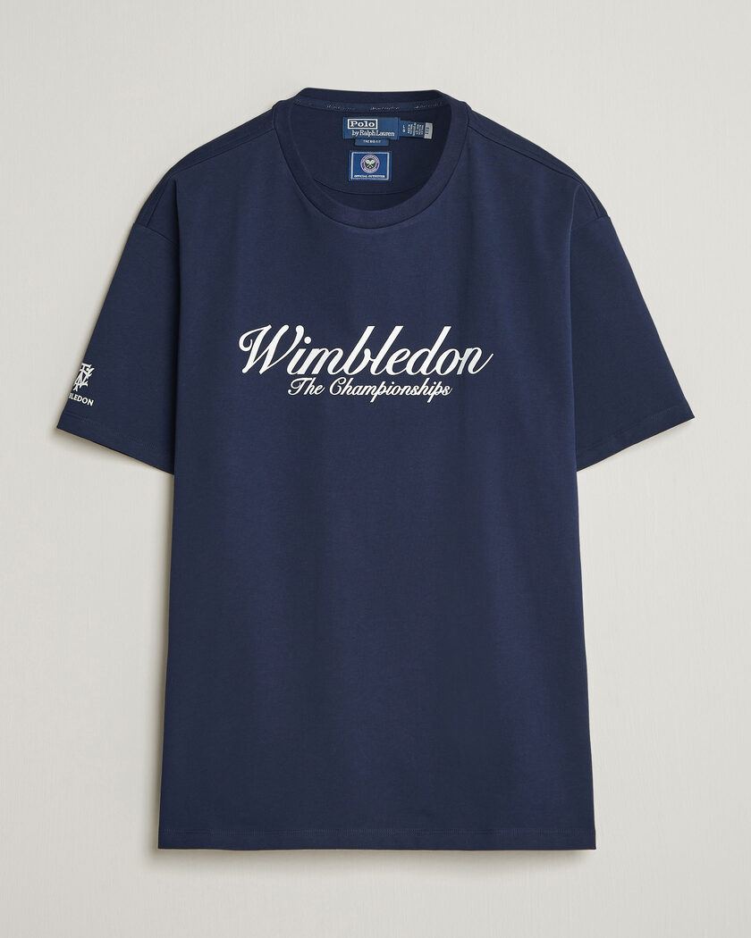 Polo Ralph Lauren Wimbledon Championship Tee Refined Navy – Blå