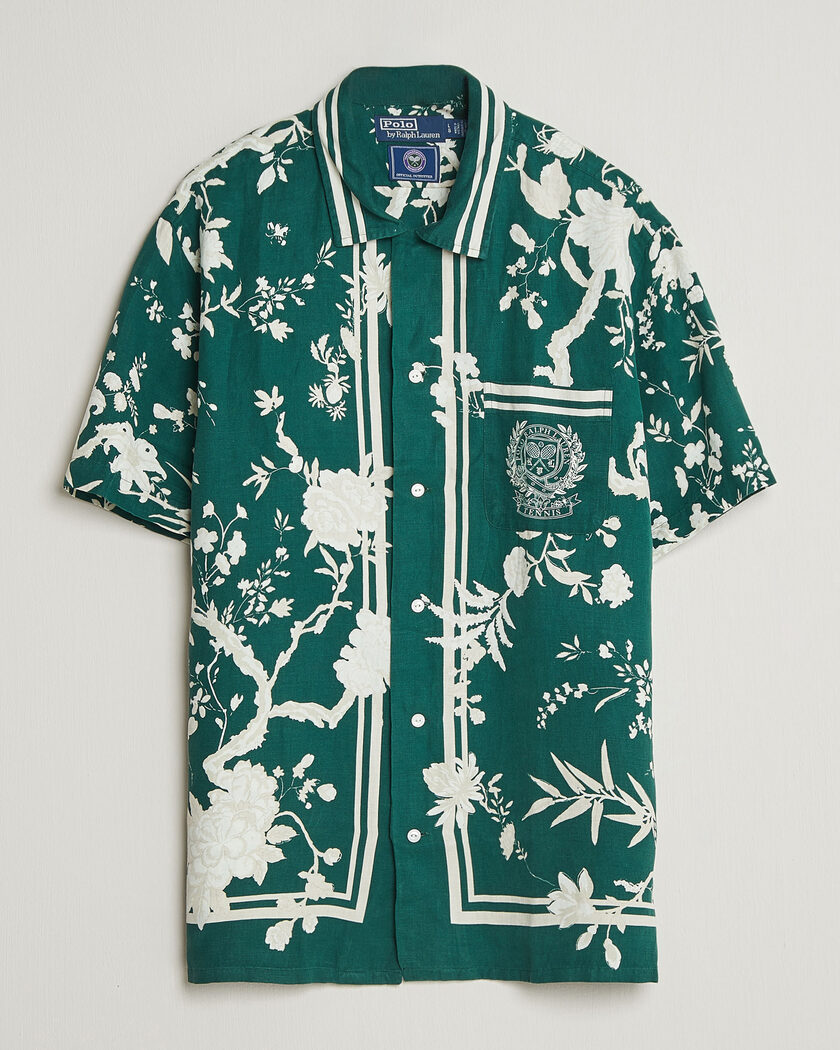 Polo Ralph Lauren Printed Short Sleeve Shirt Championship Floral – Grønn
