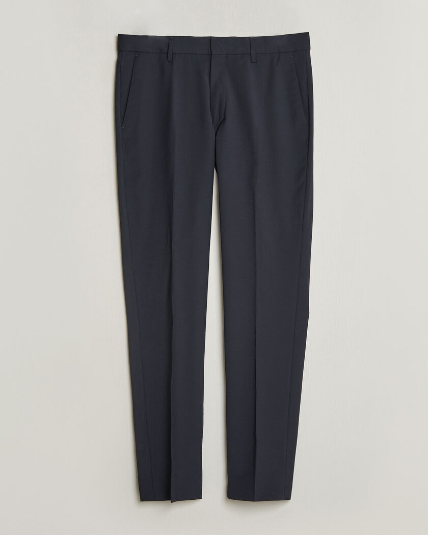 Tiger of Sweden Tenuta Wool Travel Suit Trousers Dark Ink – Blå