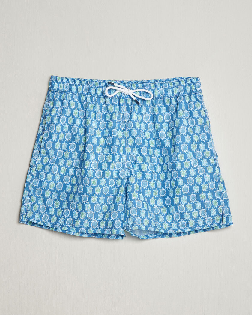 Fedeli Madeira Swim Trunk Blue Turtles – Blå
