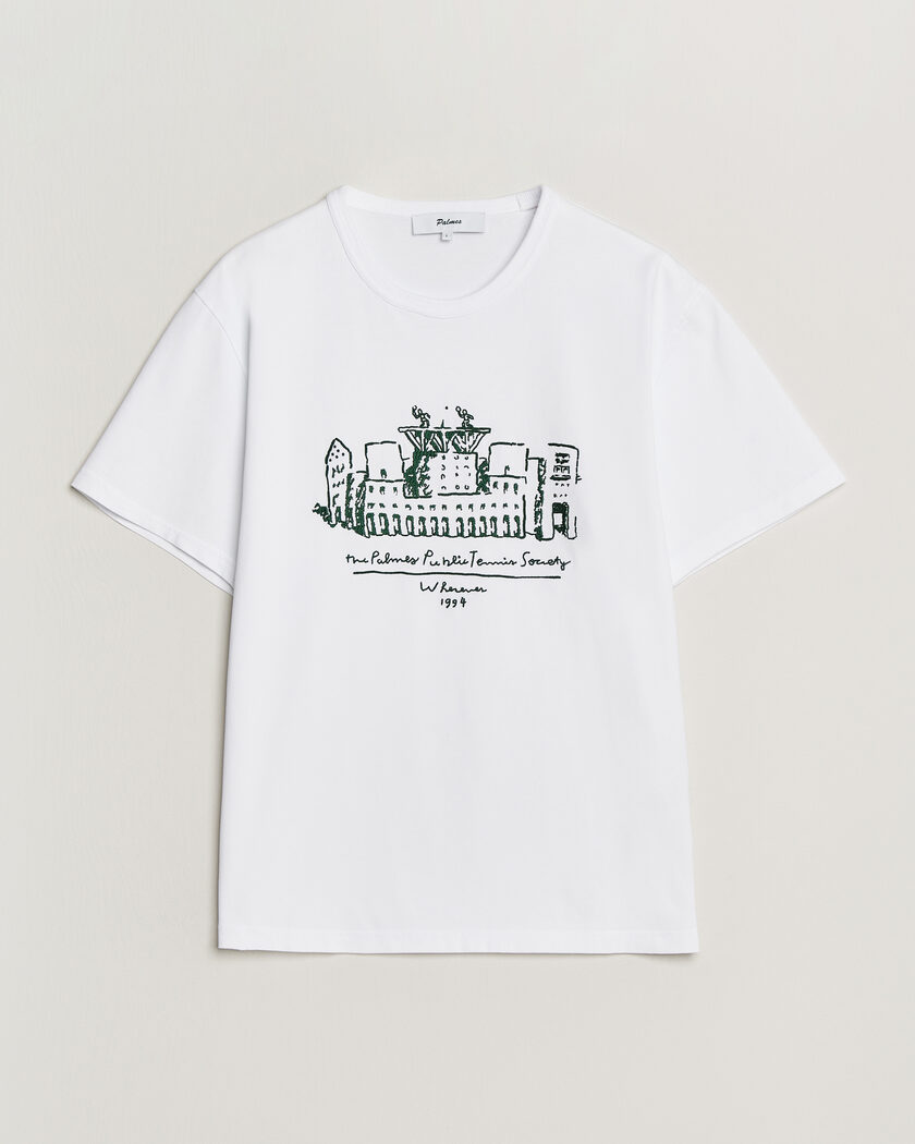 Palmes Public T-Shirt White – Hvit