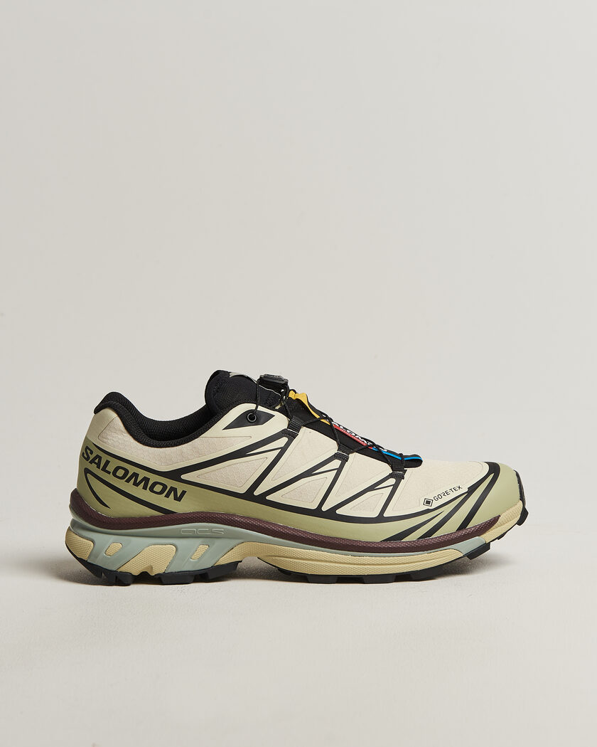 Salomon XT-6 GTX Sneakers Aspargus Green/Tea – Beige
