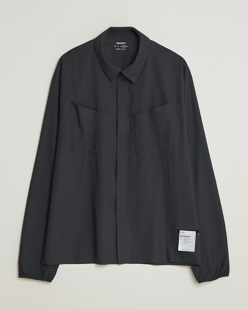 Satisfy PeaceShell River Shirt Black – Svart